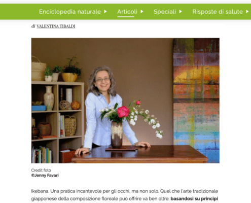 Intervista a Jenny Favari sull'arte dell'ikebana